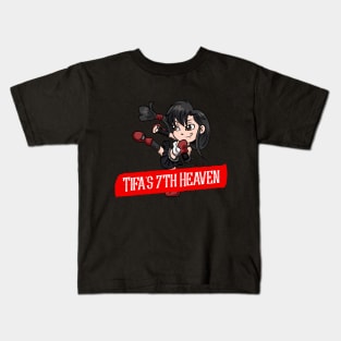 7th Heaven Chibi Final Fantasy 7 Tifa Lockhart Kids T-Shirt